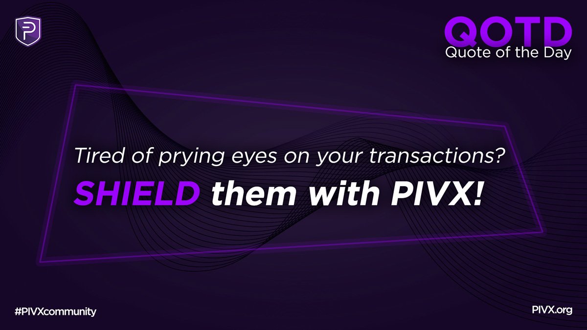 fr_privacy's tweet photo. 🔒Privacy First, Always! 🛡️ #Privacy isn't an option; it's a necessity. With #PIVX, your financial  life remains your secret. No prying eyes, just confidential transactions  and peace of mind. Secure your privacy today. 🌐🔐 #PrivacyMatters  #PIVXPrivacy https://t.co/y6dIKzHjoU
