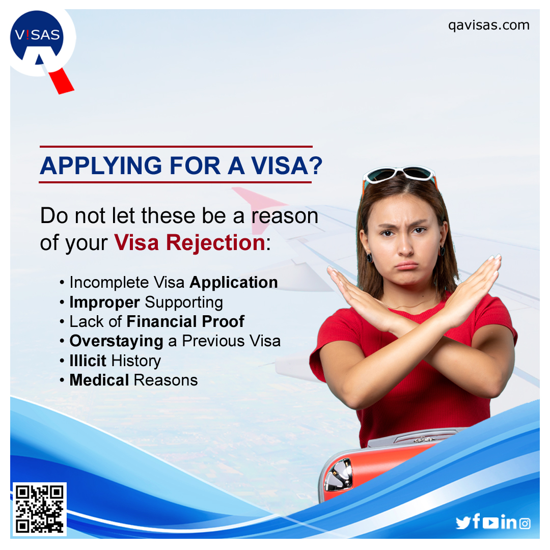 #Visa rejection can be very frustrating. Each country has its own visa application process. So, it's important to tailor your approach to the country you're #travelling to. Here’re  a few pointers you should count on.
#visatips #qavisas #travel #tourism