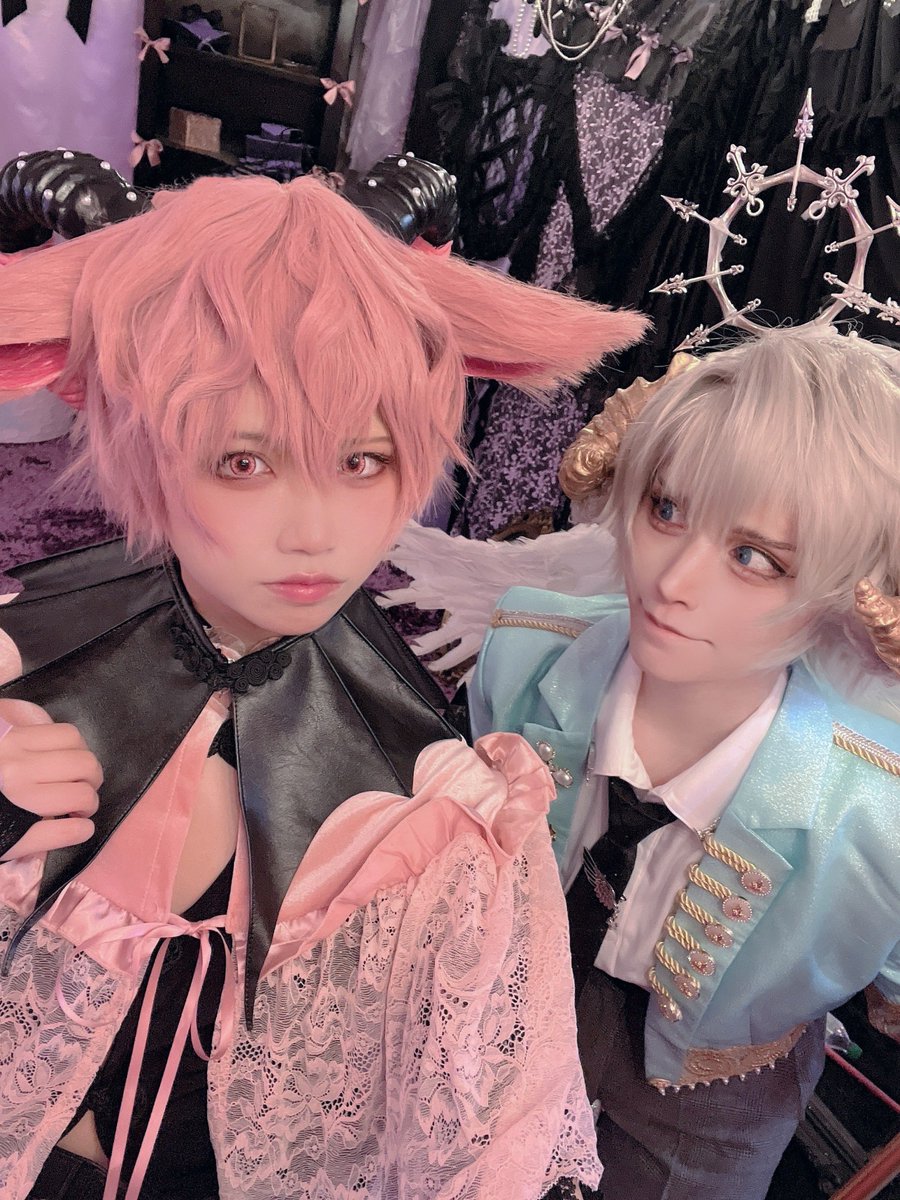 「大好きむゆんちゃんと創作してきた〜!! 一緒にコンセプト考えて、コーディネートは」|0ＭＥＭＥ🪬のイラスト