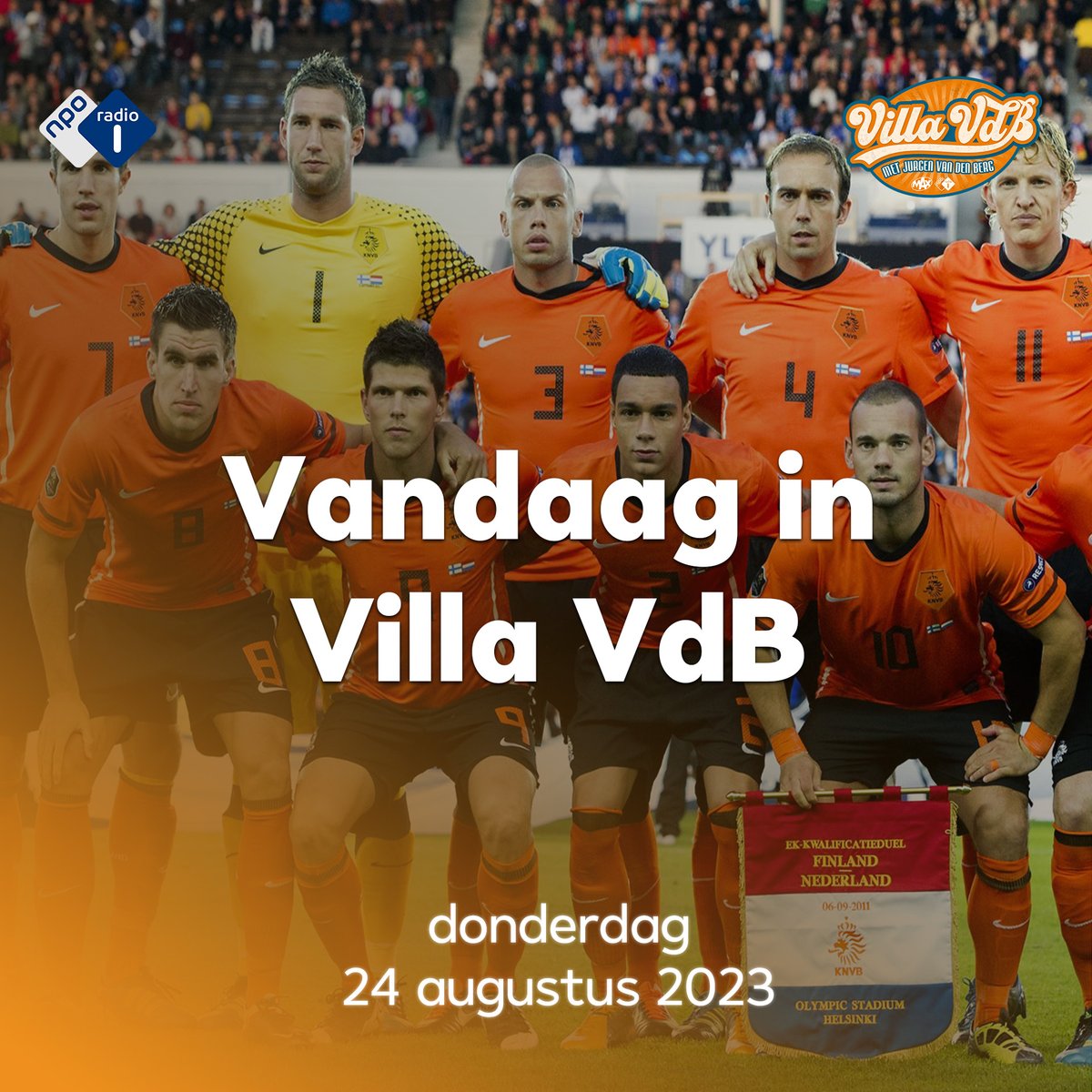 VillaVdB's tweet image. Tussen 14:00 - 15:30 @NPORadio1:
⚽Vandaag in 2011: Nederland op #1 op #FIFA-ranking
🏁‘Haal geen grote sportevenementen
meer naar Nederland’, zegt @PaulReef3
🎒Moeten #schoolvakanties flexibel worden? met @PieterSlaman
🎮'Wholesome' #games zijn in opkomst, met @Gryphire