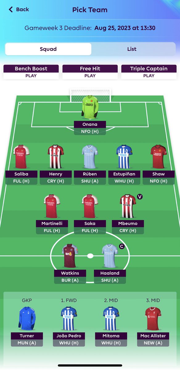 Peter_ELMexican's tweet photo. @OfficialFPL Should I switch Shaw for Mitoma? https://t.co/jiD6aADJF3