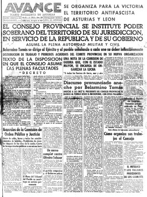 Tal día como hoy, hace 86 años, Asturias y León proclamaban su independencia.
