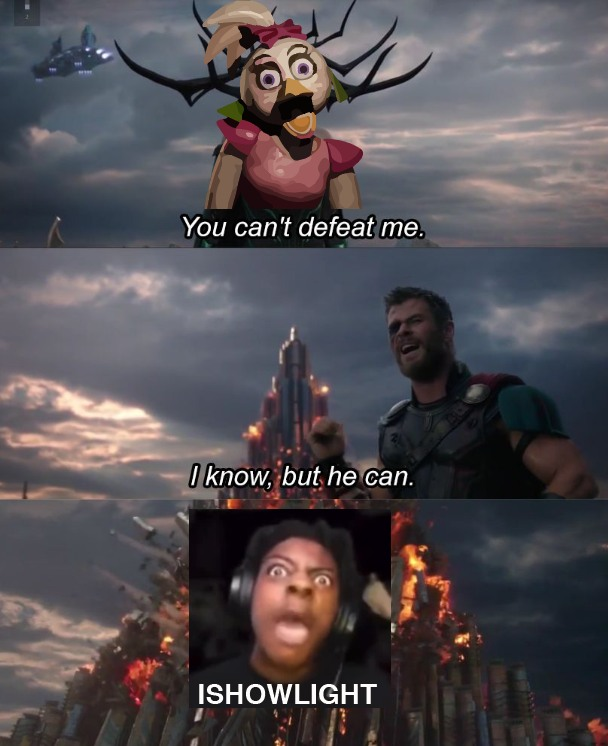 RealJonWKhoo's tweet photo. IShowLight | Memes
#fnaf #chicka #funny #meme #IShowSpeed https://t.co/JCnJs6au3t