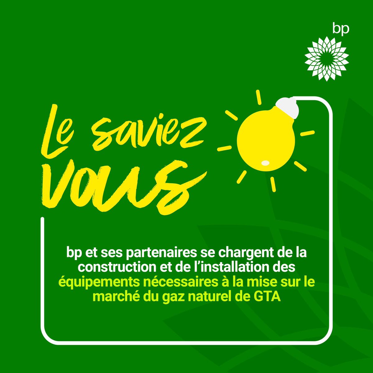 bp_Senegal's tweet photo. Le gisement gazier de GTA s’étend sur 125 km au large des côtes, à cheval sur la frontière maritime entre la Mauritanie et le Sénégal. https://t.co/30gZknI0Dm
