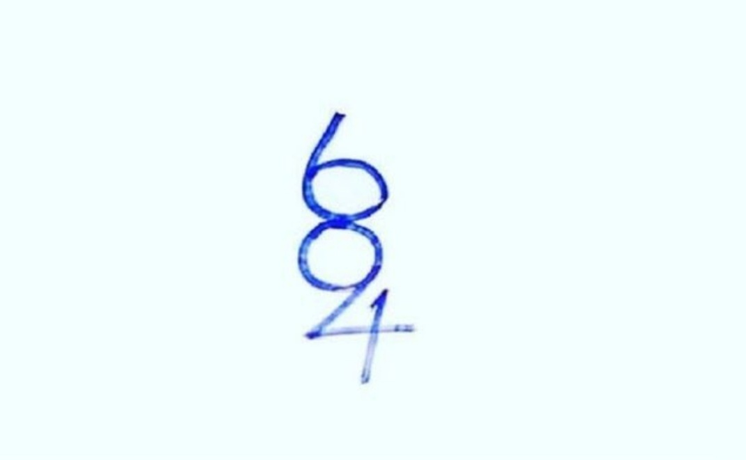 TheOnlyTash's tweet photo. Let's see how many people see differently... 
What number do you see in here https://t.co/aGAN0GxGqu