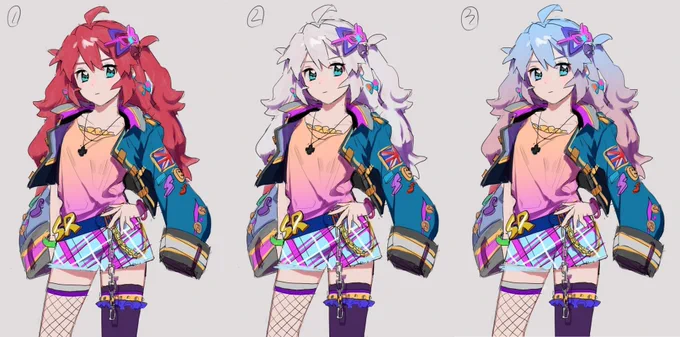 中学校時代のaikatsu絵が残っていました(面白く描けたと思います) 