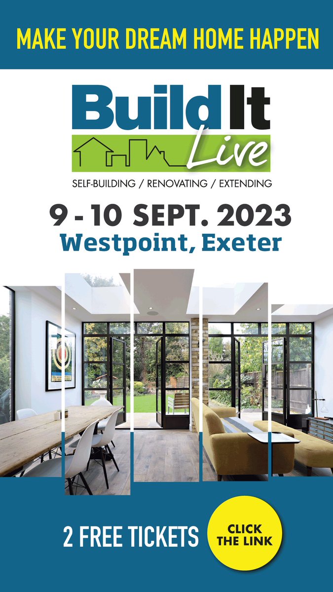 JuwoSystem's tweet photo. Get booking your tickets for #BuildIt #Exeter. https://t.co/pvbq2Ukz9I We’ll be there.
#sustainable #building https://t.co/VRwJf2iBlt