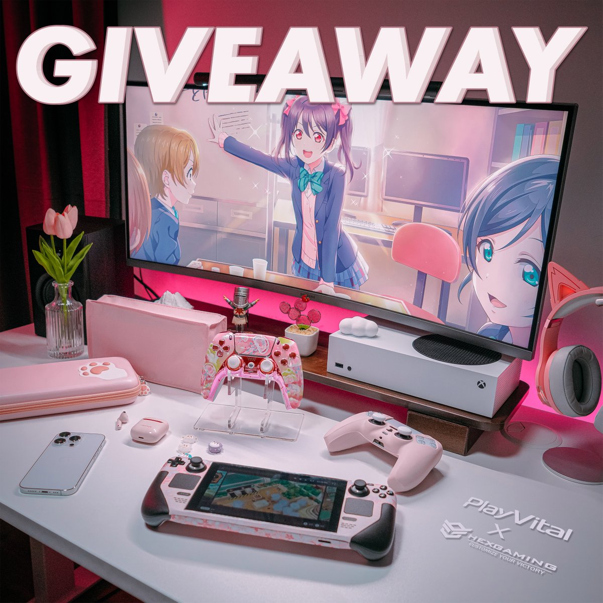 PlayVitalGaming's tweet photo. 🎉 #BackToSchool Giveaway! 📚

🎁 For One Winner: One $200 HexGaming Custom Gaming Controller with Carrying Case + One $100 PlayVital Gift Card

🙌 How to Enter:
1️⃣ Follow @hexcontroller & @playvitalgaming
2️⃣ L&R
3️⃣ Tag 2 friends who need to know about this!

That's it! Giveaway Ends on 9.1. Good luck!

#playvital #giveaway #hexgaming #hexcontroller