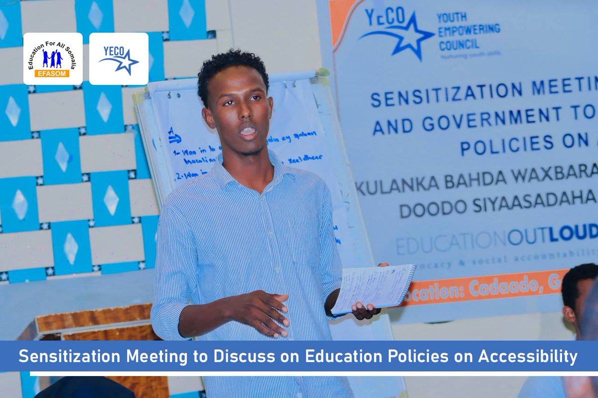 The participants including education committees, CSOs, youth groups and district councilors, are organised in different teams, engaged in discussions and presenting their inputs on ensuring enacting education policies on ♿ accessibility. #EducationPolicies #AccessibleEducation