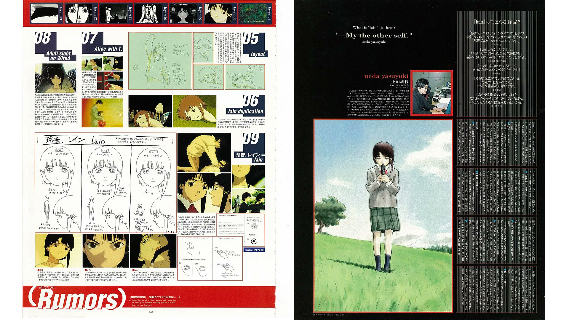 visual experiments lain 初版第1刷発行 帯付き 希少品 本