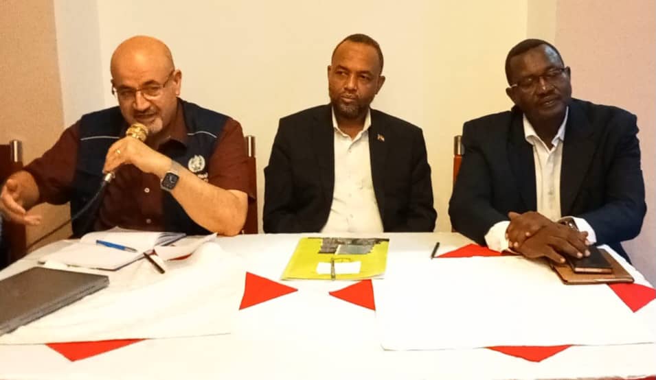 whosudan's tweet photo. Thanks to @USAID, a ToT on @WHO Electronic Early Warning Alert and Response System #EWARS is underway in Port Sudan opened by Hon. Minister of Health, Dr. Haitham Muhammed İbrahim Awadallah &amp; WHO Representative Dr Nima Abid as part of the introduction of EWARS in #Sudan. 1/2 https://t.co/jhEV7YvABG