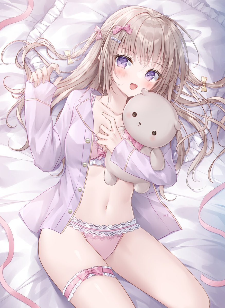 「「一緒に寝る...?」」|小日向ほしみのイラスト