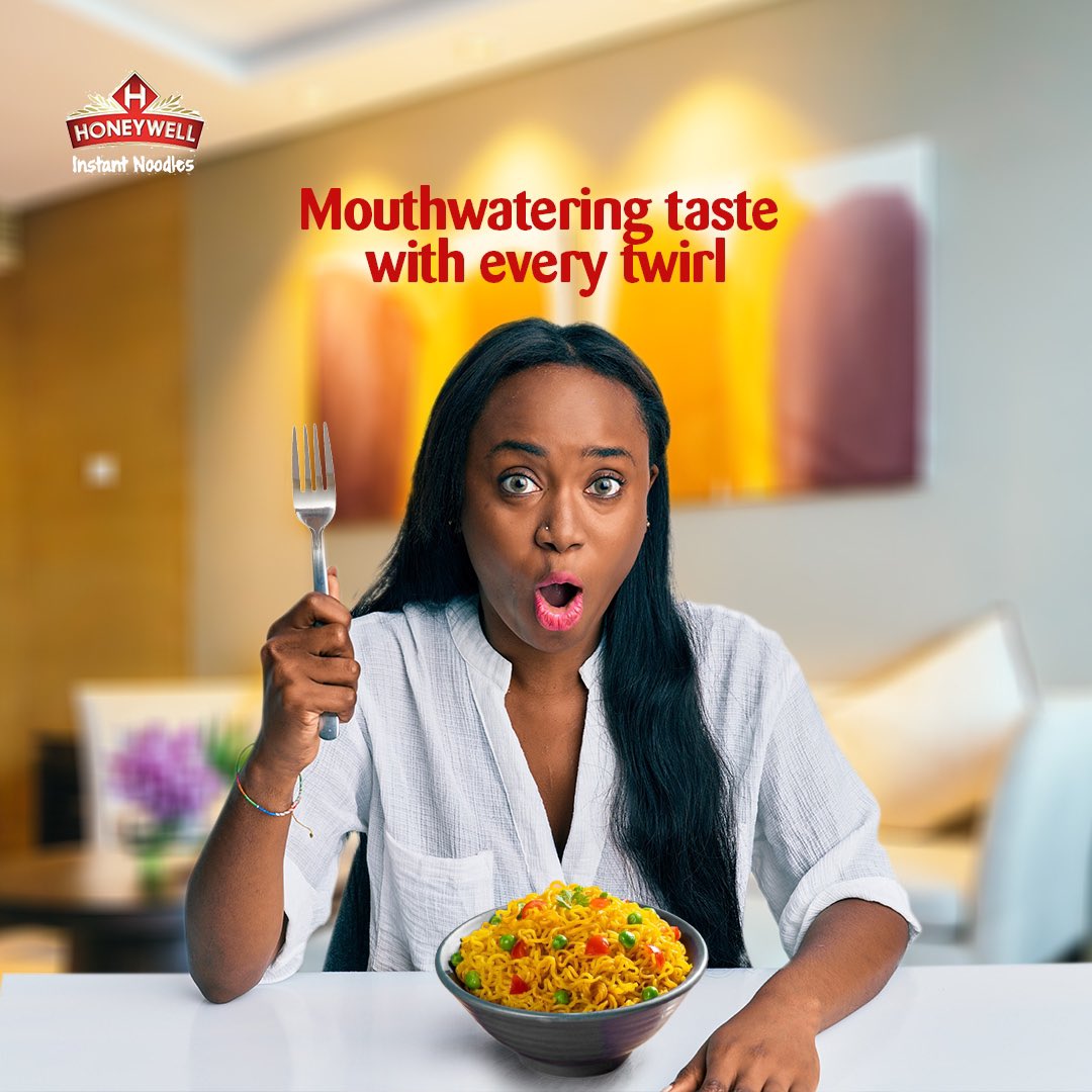 Get ready to savor mouthwatering taste with every forkful! 😋🍜 Our noodles are a delightful blend of flavors that will keep you coming back for more. 

Agree or Agree 😋🍜?

#Honeywell #Honeywellnoodles #Noodles #MouthwateringTwirls #DeliciousFlavors #NoodleCravings