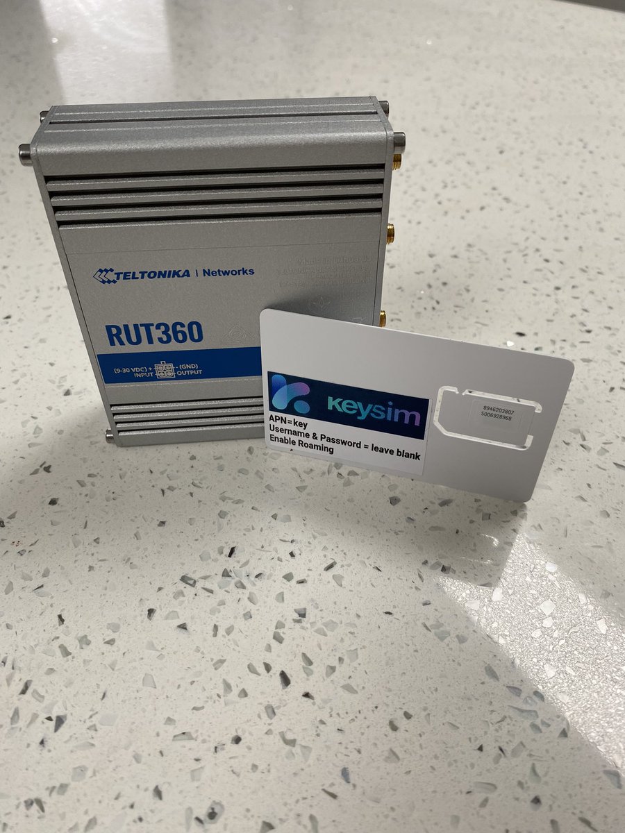 We had a client with connectivity probelms even with keysim☹️ 

They swapped router to RUT360 with same SIM &amp; now the stopped 😊

It isn’t because the device they had was bad it just wasn’t designed for what they needed 🧐

IoT routers &amp; SIM’s are not the same as WiFi 😉