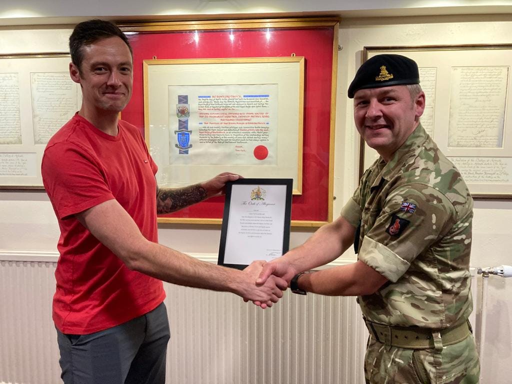 Welcome to the Regiment, Mr. Bell. 

Next step: basic training. 💪💪