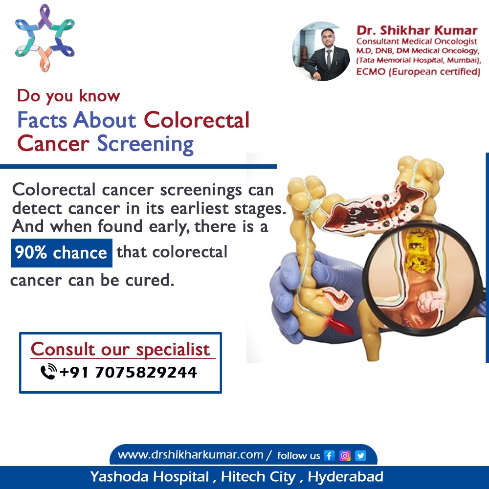 #Colorectal screening saves lives .Early #detection of #coloncancer through screening can save a person's life.

Meet our expert doctor
Dr. Shikhar Kumar
Consultant Medical Oncologist

#drshikharkumar #consultantmedicaloncologist #oncologist #CancerCare #cancertreatment