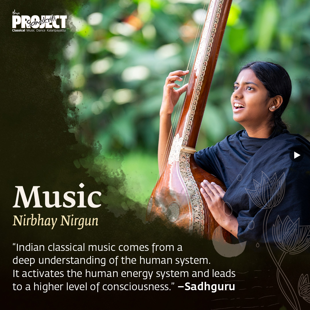 ishafoundation's tweet photo. "Anubhava" presents an opportunity to learn Indian classical arts in their purest form, in the consecrated spaces of Isha Yoga Center. Discover the profound nature of these ancient arts firsthand as potent tools for transformation. These sessions will be taught by Isha Samskriti advanced students and alumni who have an in-depth understanding of the arts. 
Register Now: https://t.co/9U5gdhzeoO