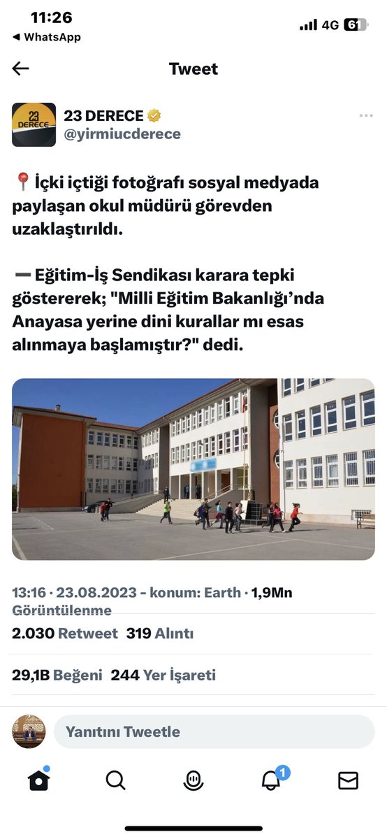 BTEKATLI63's tweet photo. Eğitimin başında böyle  bir bakan varsa ülkenin vay haline..

İçki içmek tecavüzden daha mı kötü?  Suçluyu şikayet etmek suçtan ve tecavüzden daha mı kötü? 

Bakanın kendi bakanlığından haberi yok.

@RTErdogan @_cevdetyilmaz @iletisim @Yusuf__Tekin @tcmeb @erkankandemir @MTanal https://t.co/G8GNJmefAT