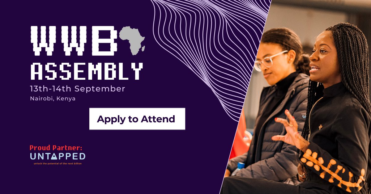 UntappedGlobal's tweet photo. We are thrilled to announce our partnership with @theasoko and @notgwera for the WWBA Assembly! 🚀 Together, we're driving change, supporting women, and igniting growth in Africa.

👉🏾 Join us in Nairobi! https://t.co/J9qV7KNokI 
#WWBAAssembly https://t.co/KJtHuzZk5L