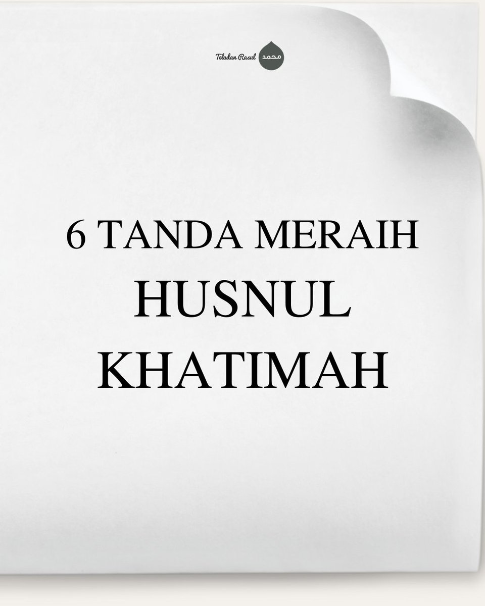 TeladanRasul's tweet photo. Semoga kita meraih Husnul khatimah https://t.co/x1KYpX8Y2i