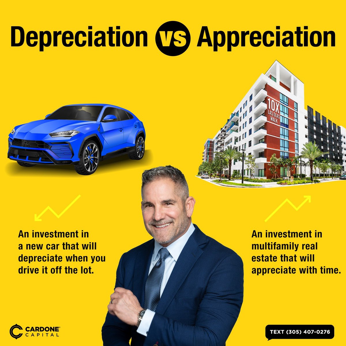 hannahseoh's tweet image. Do you know the difference between appreciating and depreciating assets?

#realestateinvesting   #realestate  #grantcardone  #10xrule  #MultifamilyInvesting 
Let's talk real estate. Go app.postredi.com/hannahseoh