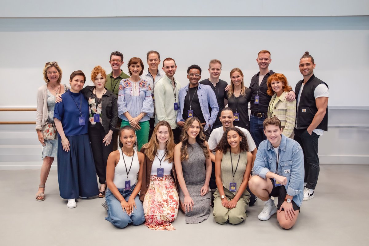 Our #SondheimOldFriends Company. 💙 Rehearsals have officially BEGUN! ✨ 📸: @dannykaan