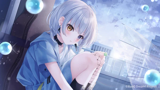 アニメ「BanG Dream! It's MyGO!!!!!」11話の公式ファンアート描かせていただきました!とんでもなくマイペースでギターが超上手い楽奈ちゃん、とても好きです⸜⸝  #バンドリアニメMyGO_FA #bandoriart 