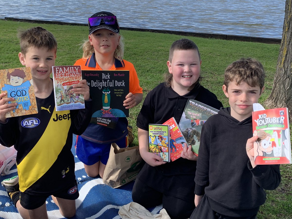 Our Book week culminated in the annual Reading by the Lake. Each student received $25 worth of books from the P&amp;C.
