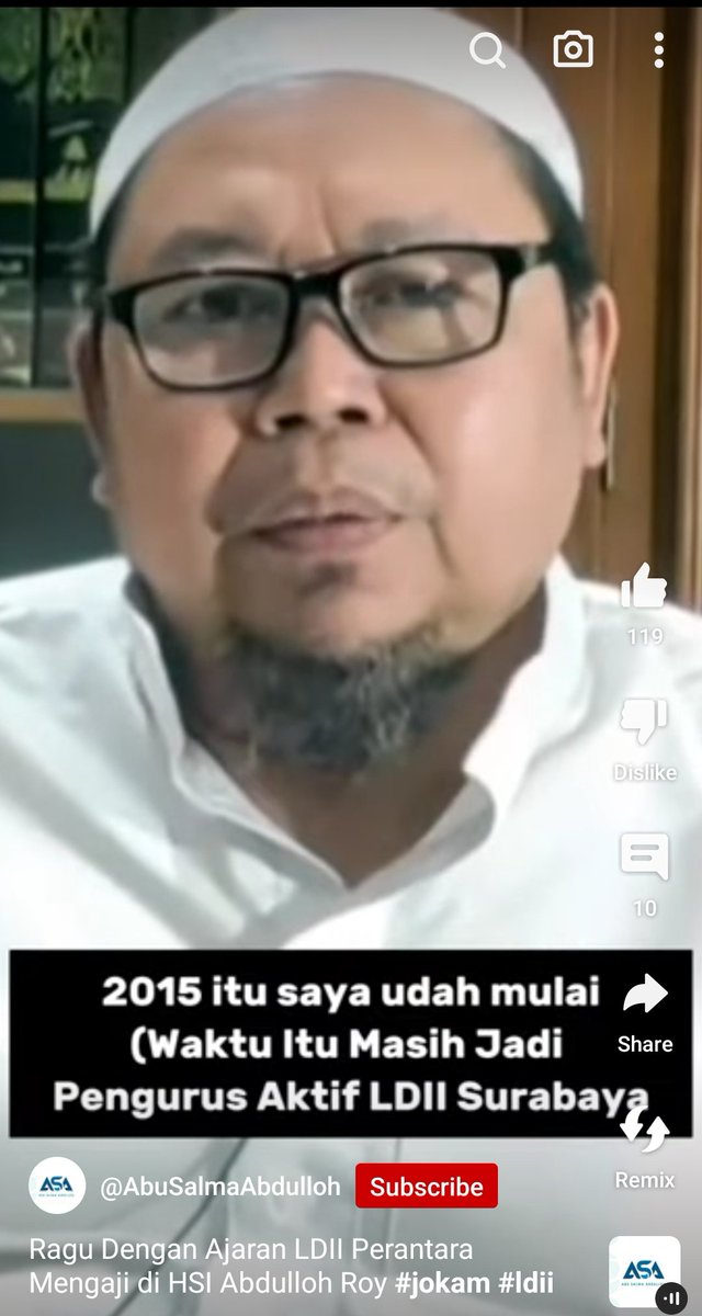 Kenapa Youtube saya tiap scrolling isinya testi mantan jamaah @ldii_news  terus ya? Padahal ga pernah nyari.

Rata2 isinya mereka dikucilkan setelah keluar dari organisasi & dikeluarkan dari ahli waris jika hidup di keluarga & komunitas LDII.