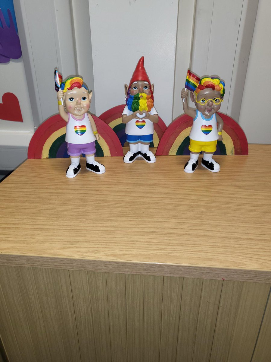 WWLTrueColours's tweet photo. A massive thank you to Claire House @WWL for supporting Pride. And a new addition to our Gnome family, Kieran 🏳️‍🌈😃.  We can not wait to see what you have planned for next year. https://t.co/bWZoYsiC30