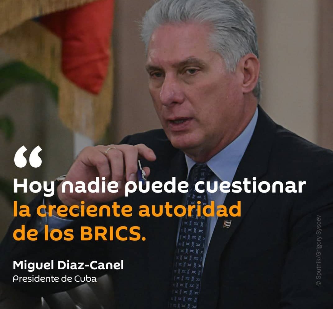 EjrcitoOrienta1's tweet photo. "Occidente y las grandes transnacionales han diseñado un orden internacional que no toma para nada en cuenta el progreso de las naciones del sur y solo resulta eficaz para exiguas minorías ".
#Cuba
#DiazCanelEnÁfrica https://t.co/b9DODoctFR
