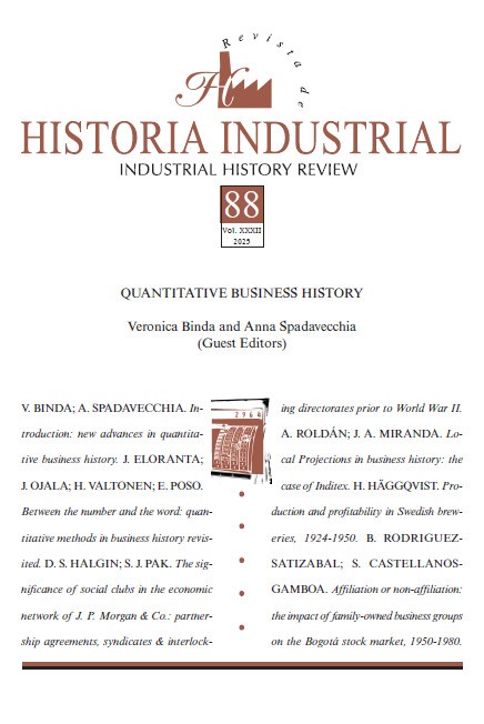 Do we need quantitative methods in #BusinessHistory? V. Binda & A. Spadavecchia have written a post about it and about the latest special issue of the @rhi_ihr. Read it in our blog! ihrthegreatspurt.wordpress.com/2023/08/24/do-…