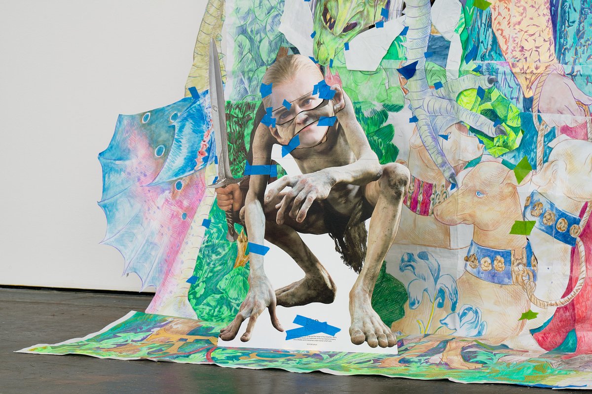 Due to train strikes we've rescheduled Sam Keogh’s The Unicorn is Killed and Brought to the Castle Cartoon Performance. It will now take place Thurs 31 Aug, 7.30pm. No need to book. 

This event will coincide with the 6-8pm private view of Adam Gallagher’s show at <a href="/TG_GALLERY/">TG</a>.