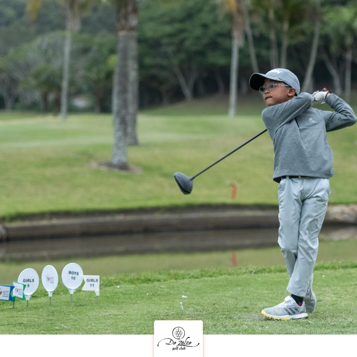 DeZalzeGolfClub's tweet photo. A standing ovation for Kian Adonis at the 10th Junior Africa Golf Challenge! With a record-breaking 160 players, Kian showed his mettle, securing a remarkable 4th place overall after 3 intense days of competition. โณ
#DeZalzeGolfClub #DeZalze #SurprisinglyDifferent https://t.co/YN6uzuftUc