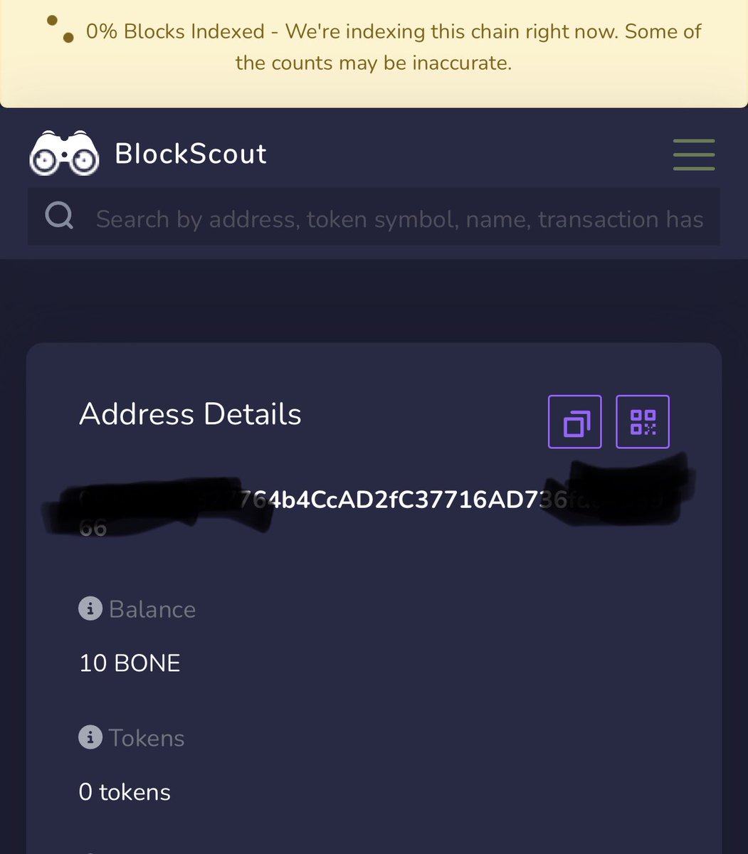 My bridged $BONE arrived.

You can check yours on Shibariumscan.io

Be patient- It’s indexing.