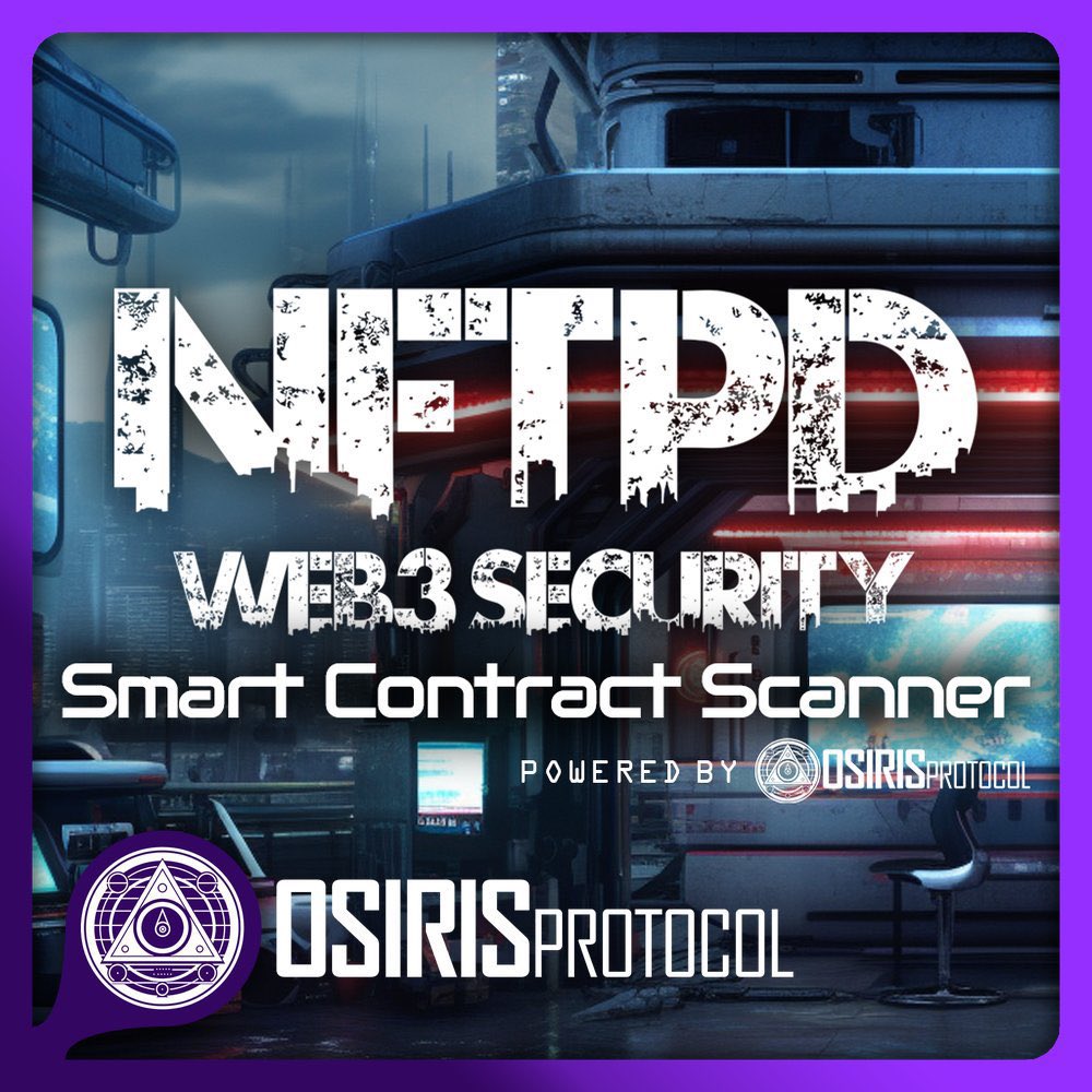 CopperCutters's tweet photo. WALTER REVEAL IS HAPPENING TODAY!
GET YOUR WALTER’S & TRY OUT NFTPD SMART CONTRACT SCANNER POWERED BY @OsirisProtocol1
🚨REVEAL: AUGUST 24th
✅JOIN DISCORD: https://t.co/mmy7YuD0cY
✅️LIKE
✅REPOST
✅TAG 1 FRIEND
#Reveal @ProjectNFTPD #NFTPD #RugBuyBackProgram #FamousWeb3Twins