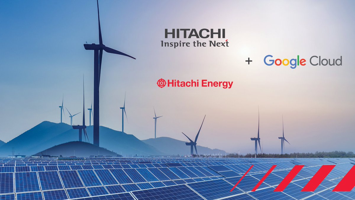 hitachienergy's tweet image. With our new partner #GoogleCloud, we’re accelerating the #energytransition w/ Hitachi Energy Velocity Suite Power Prices – so asset-intensive orgs can better plan #energyprojects &amp;amp; investments in North America.

➡ hitachienergy.social/JrQ

#HitachiEnergyPR
