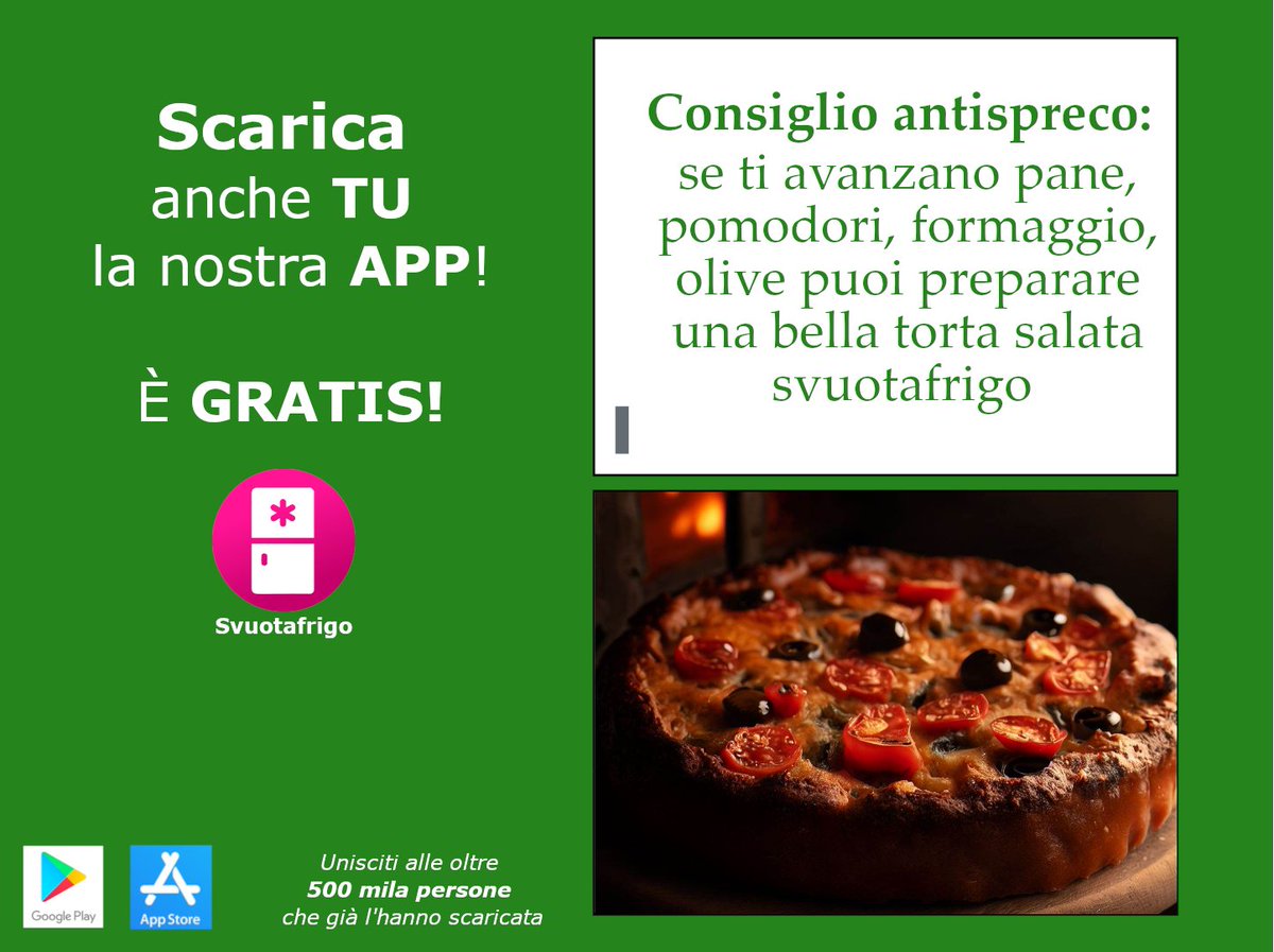 Svuotafrigo's tweet photo. E su Svuotafrigo trovi tantissime ricette a riguardo ❤️ https://t.co/qNI5Oi88D3