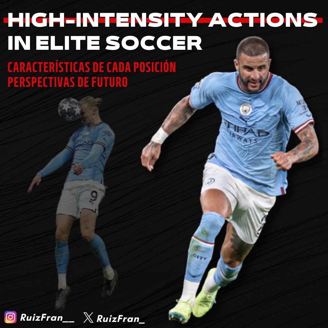 RuizFran_'s tweet photo. ⚽️💥HIGH-INTENSITY ACTIONS IN SOCCER

Hay mucha info de acciones a alt int en carrera: distancia, tiempo, frecuencia

🧐Pero existe poca info de por qué (táctico), cómo (trayectoria, posición inicial...) y de otras acciones a alt int como: saltos, COD, sprint curvilineo..

🧶 1/5 https://t.co/ek6EVY55fJ