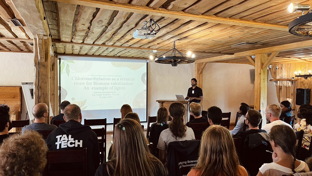 🌿🌞 An inspiring event filled with cutting-edge insights and meaningful discussions. 🌍💡
#BiomassValorization #Sustainability #TaltechSeminar #GreenInnovation #lignin