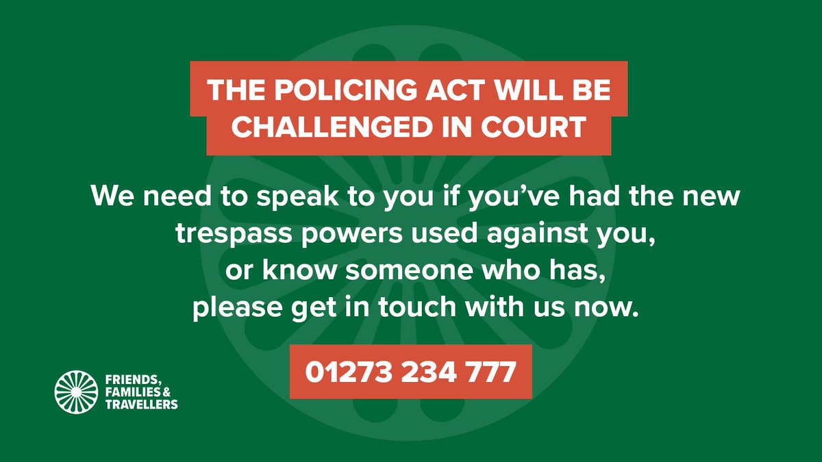 💥WE'RE CHALLENGING THE PCSC ACT IN COURT💥

Have you had the new trespass powers used against you?

Get in touch!

No one should be criminalised for not having a place to go.