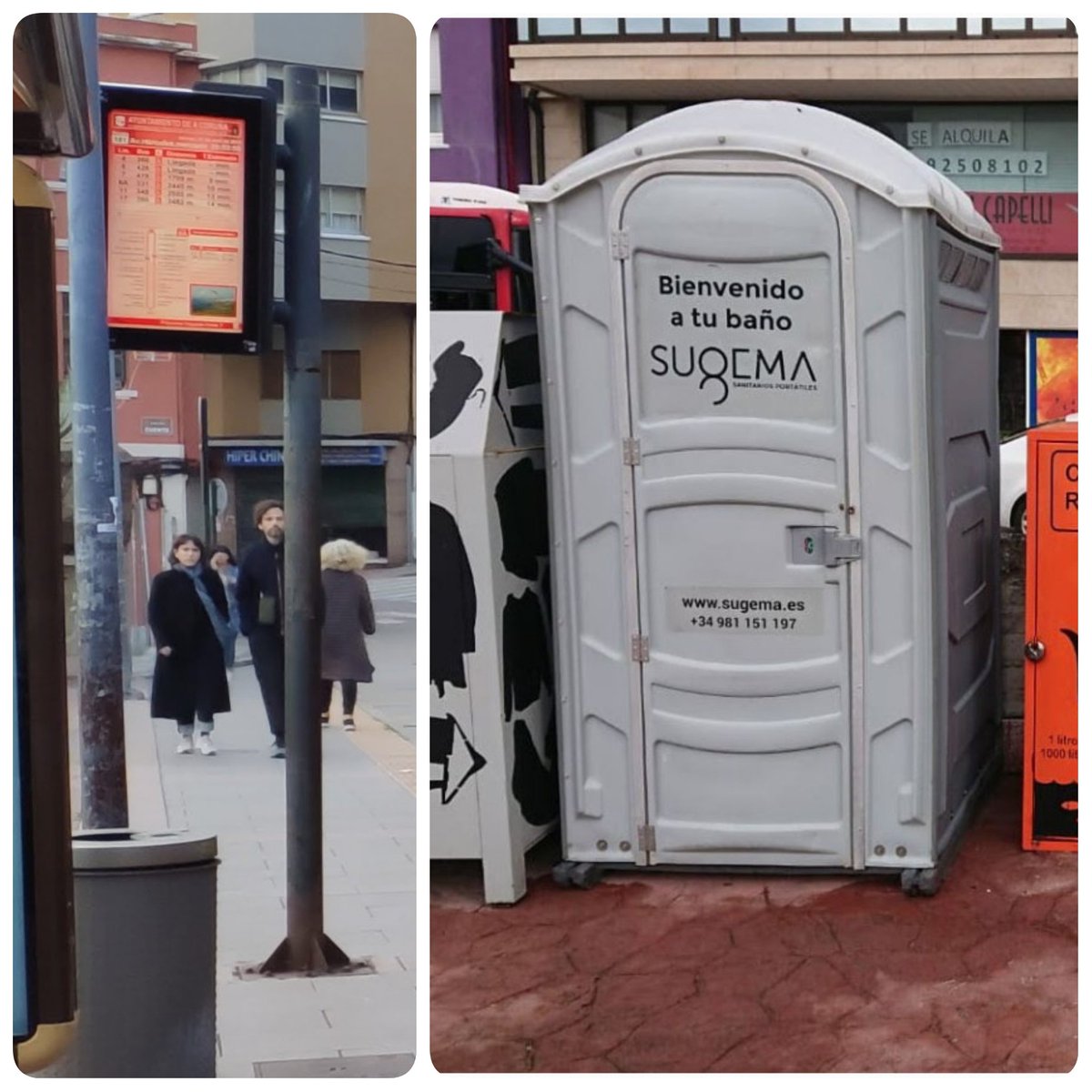 BlogBusurbano's tweet image. 2️⃣ La #Par202 de c/ Alcalde Sanjurjo de Carricarte 9 pasa a ser la cabecera de las #Lín4 #Lín7 y #Lín17.

Para "acoger" tanto #BusUrbano parado, se elimina aparcamiento de esa acera hasta el paso de peatones previo.

Se traslada el baño portátil, pero... ¿y la #ParadaInteligente?