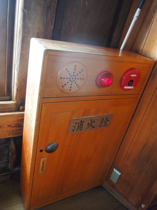 これは江戸の時代から姫路城に伝わりし消火栓 