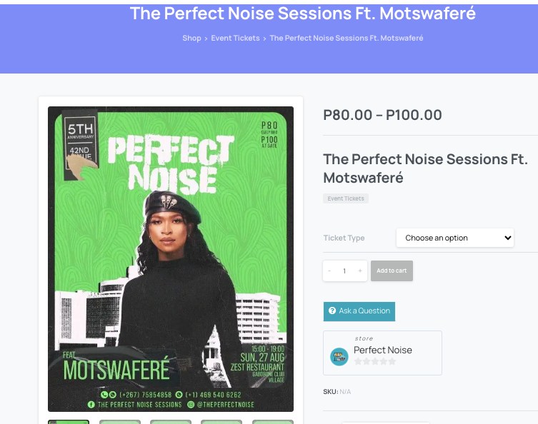 PerfectNoiseBw's tweet photo. Tickets are available on the Marketing Office website. CLICK the link below and buy your tickets TODAY:
https://t.co/3mgmk6dn6G
#music #art #PerfectNoise #Botswana #performance #5years #anniversary https://t.co/V5f2DrEAlH