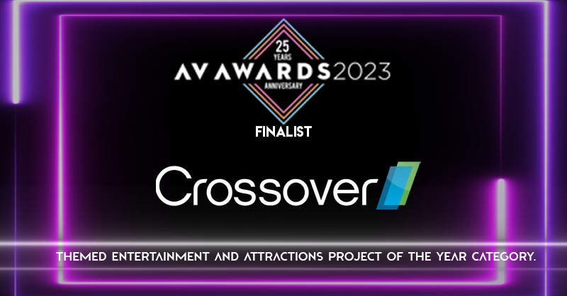 Crossover are delighted that we’ve been shortlisted as finalists in this year's prestigious AV Awards (@AVMag) !! Well done to all of our team who delivered the brilliant AV that is so central to the amazing visitor experience @TwistMuseum!