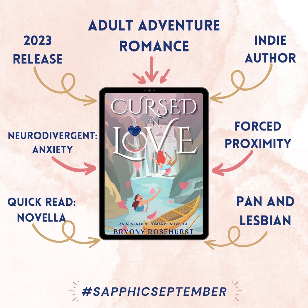 Looking for some #SapphicSeptember options? My books guarantee an awful lot of forced proximity and plus sized sapphics, and they’re all quick-read novellas!