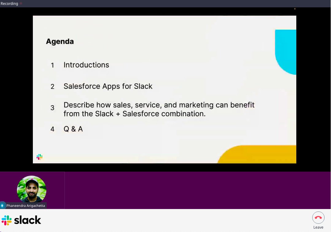 thetarunguptaa's tweet image. Thanks #Phaneendra to explain all clouds with Slack.
- I get to know the power of slack in every clouds. 

&quot;Grow your business with Salesforce Integration of Slack&quot;

@arigachetta  #Salesforce #slackcommunity
 #Slack
@SlackHQ @slack_community #slack @jcbgrss