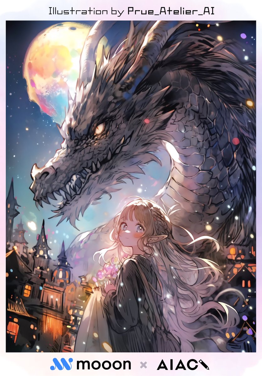 🚨フリミン優先パス所持者先行公開🚨

mooonフリミンサイトOPEN記念❗FreeMint❗ 

🖼Prue×📗AIAC×🌙MOOON 

私の作品を500名様に無料でプレゼント！

⭐作品コンセプト
「月が輝く夜空 × 昇り龍の如く発展 × 祝福」
をイメージして作成してます☺️

✅参加方法
1️⃣follow
<a href="/mooon_nft/">【公式】mooon | デジタルグッズを配布するサービス</a>
<a href="/mokichi_k/">もきち📣クリエイター応援📗NFT CREATOR CATALOG</a>