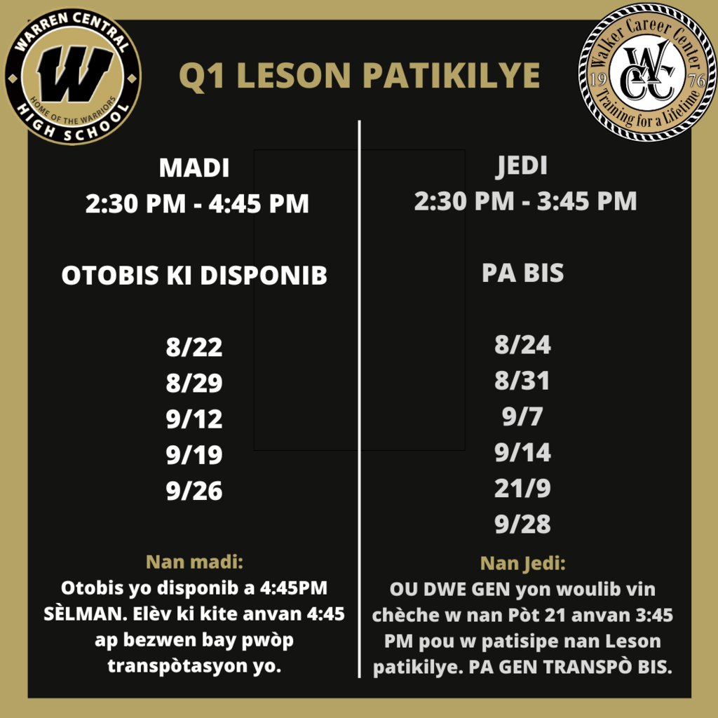 Warren Central HS tweet media