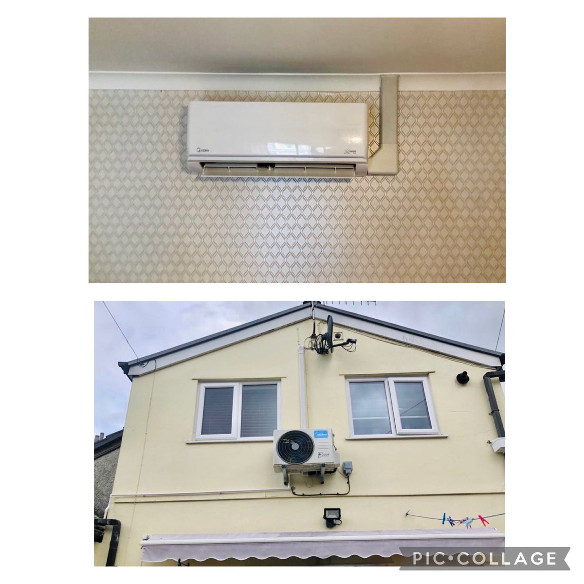 Split air conditioning system installed for a customer in the South Wales Valleys. Keeping cool in the summer & warm in the winter. Another happy customer. 😃 #Ac #AirCon #Home #Regmac #AirConditioning #SouthWales #SplitAc